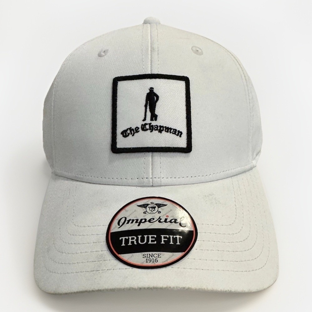 "The Chapman" Imperial True‎ Fit White Golf Hat Adjustable One Size